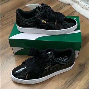 Black Puma Basket Shoes - Brand New